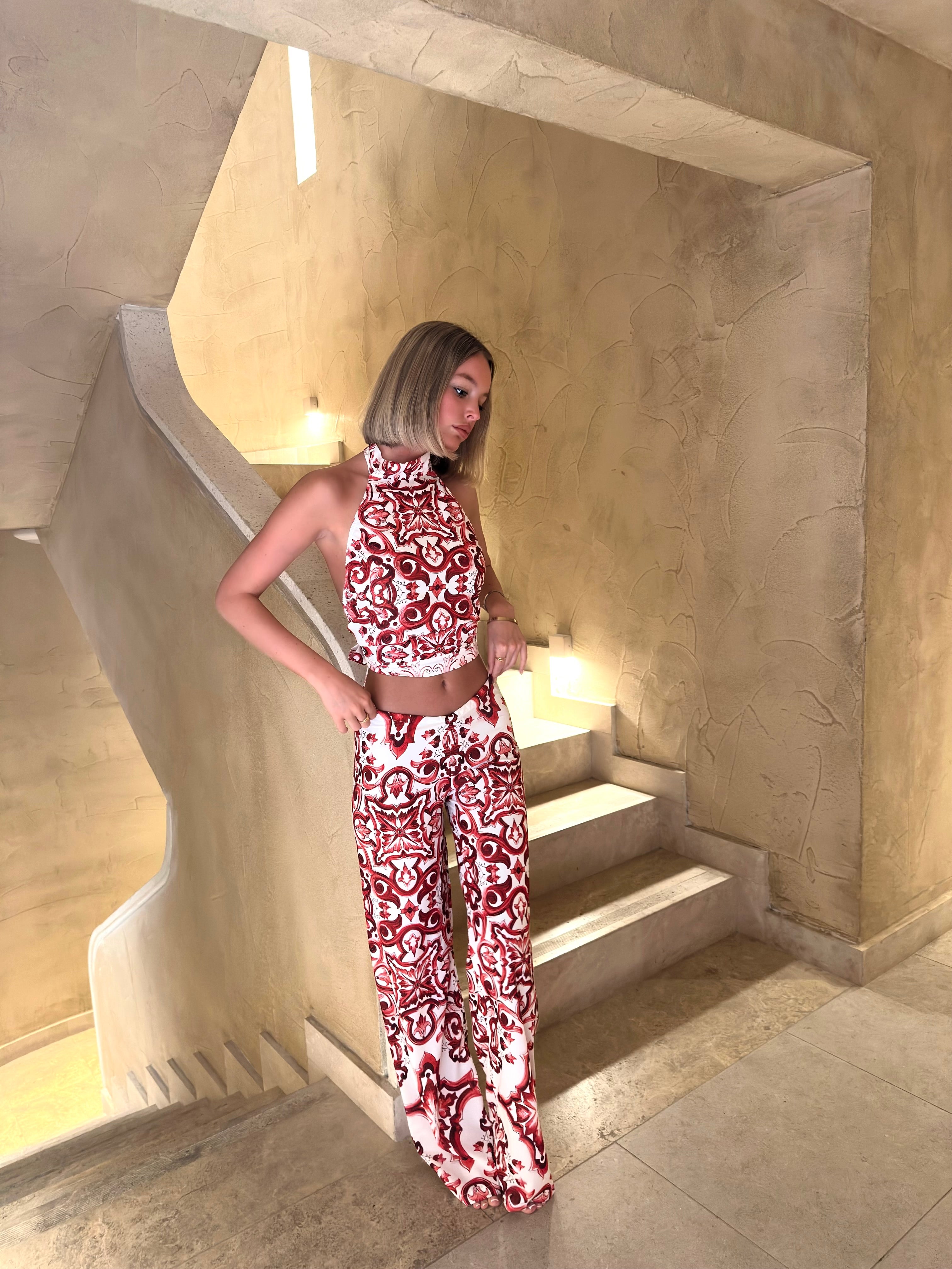 The Red Italy Co Ord